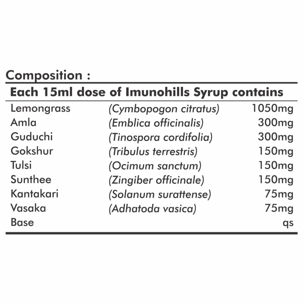 ayurvedic immunity booster syrup