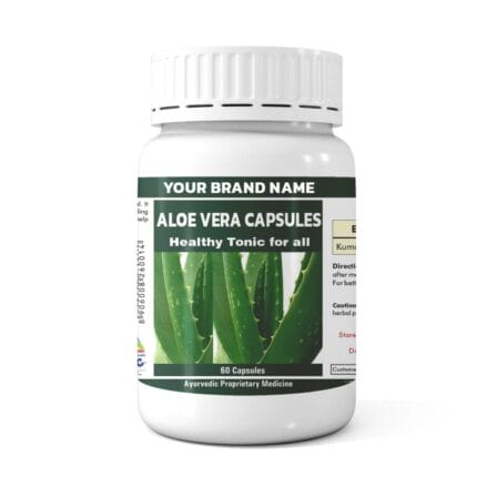 Aloevera 41 Aloevera products – Aloevera capsules bottle by Herbal Hills