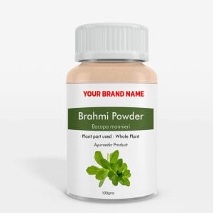 Brahmi powder 100g bottle LB181016