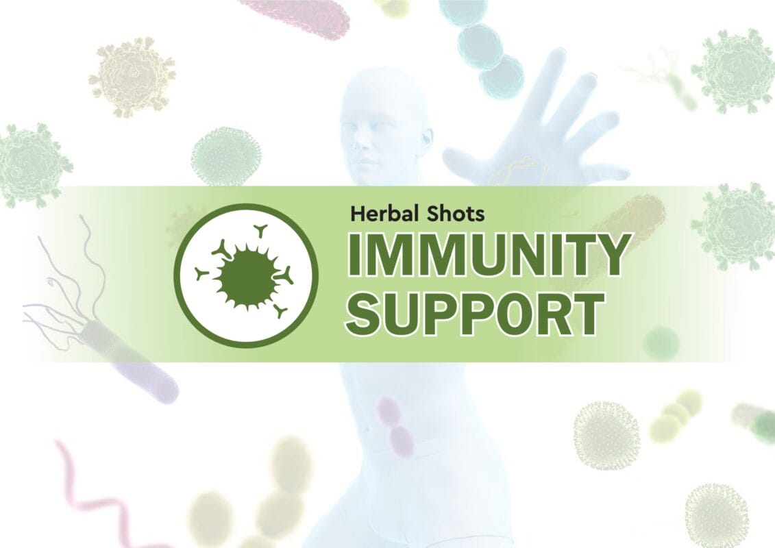Green Immunity Support cover of the herbal shots immunity support catalogue