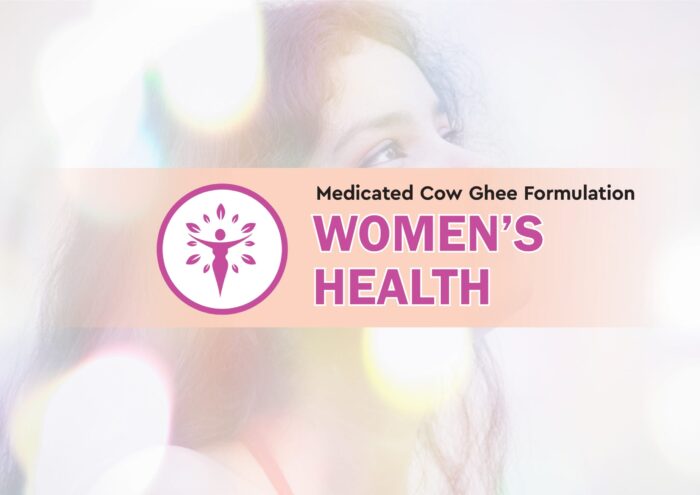 Medicated cow ghee formulation cover of the medicated cow ghee women's health catalogue