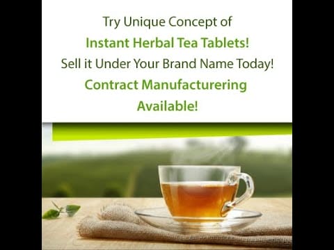 Herbal Tea 63 Instant herbal tea tablets – third party herbal tea manufacturer India