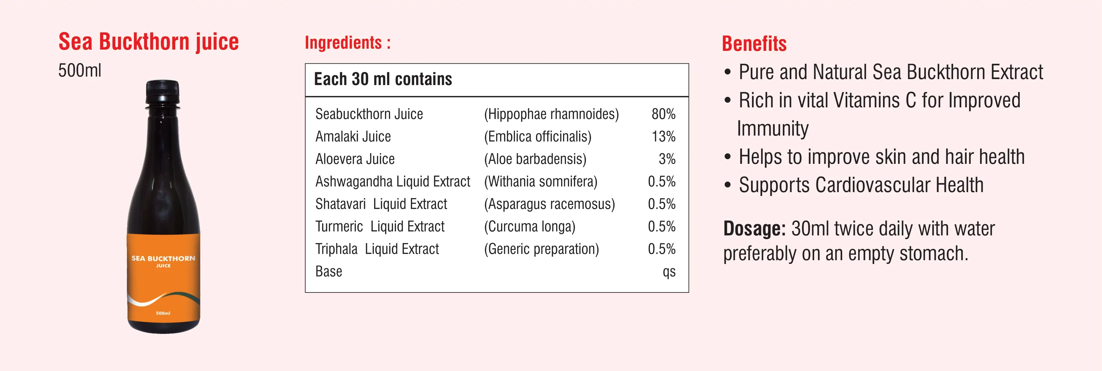 Private label Health Juice details page 0002
